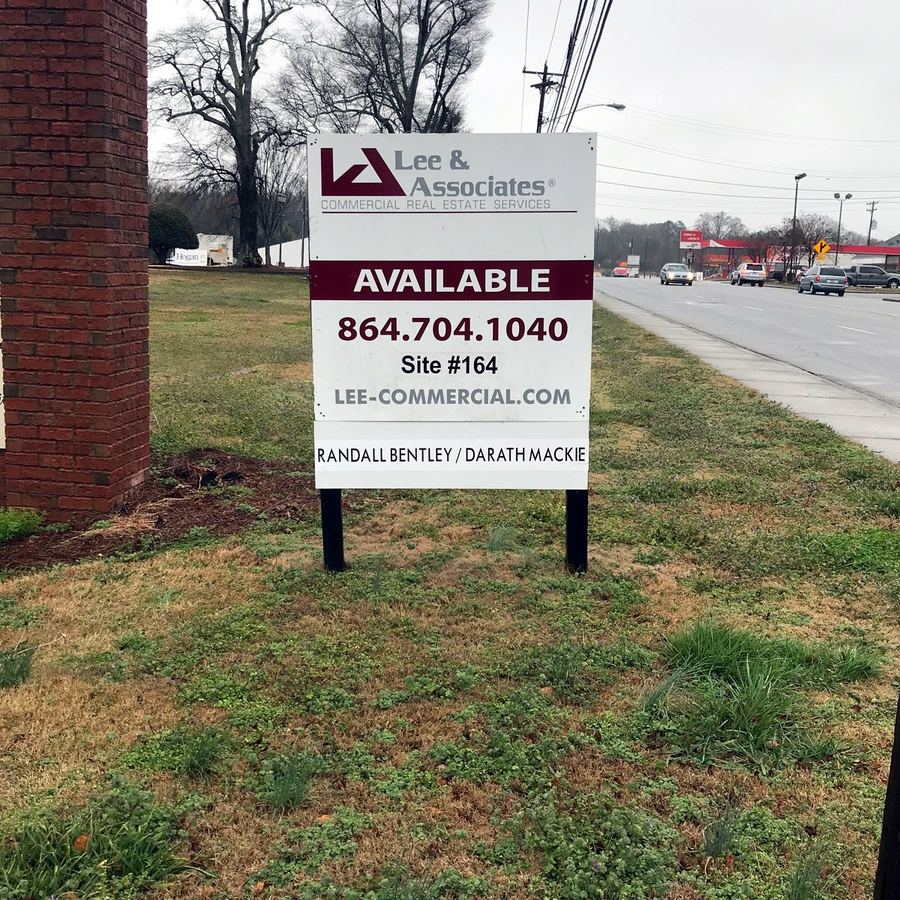 4x6 Double for Lee & Associates completed by Carolina Realty Signs