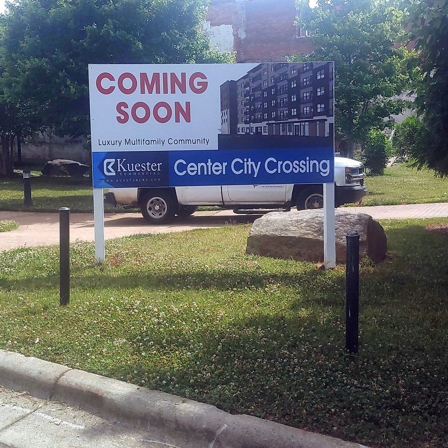 8x4 Property Sign for Kuester completed by Carolina Realty Signs