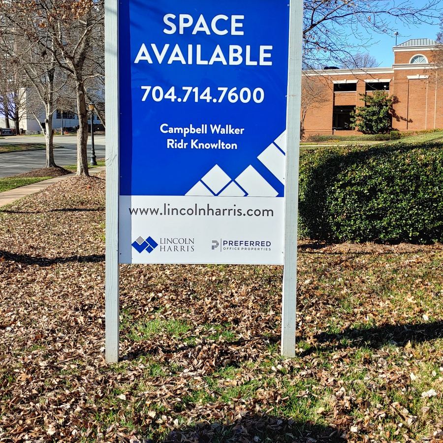 4x8 Property Sign for Lincoln Property Group completed by Carolina Realty Signs