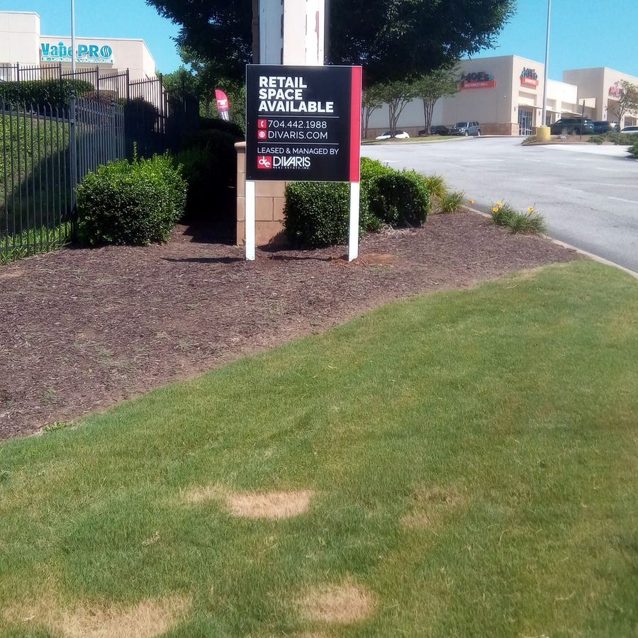 4x4 Property Sign for Divaris completed by Carolina Realty Signs