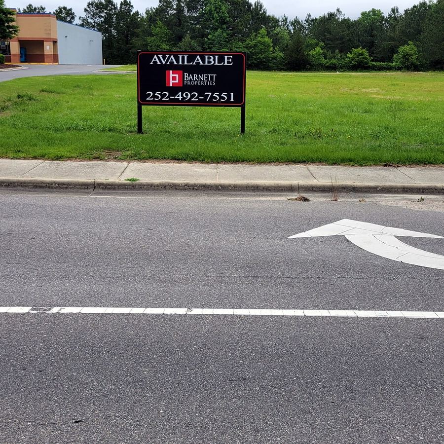 6x4 Property Sign for Barnett Properties completed by Carolina Realty Signs